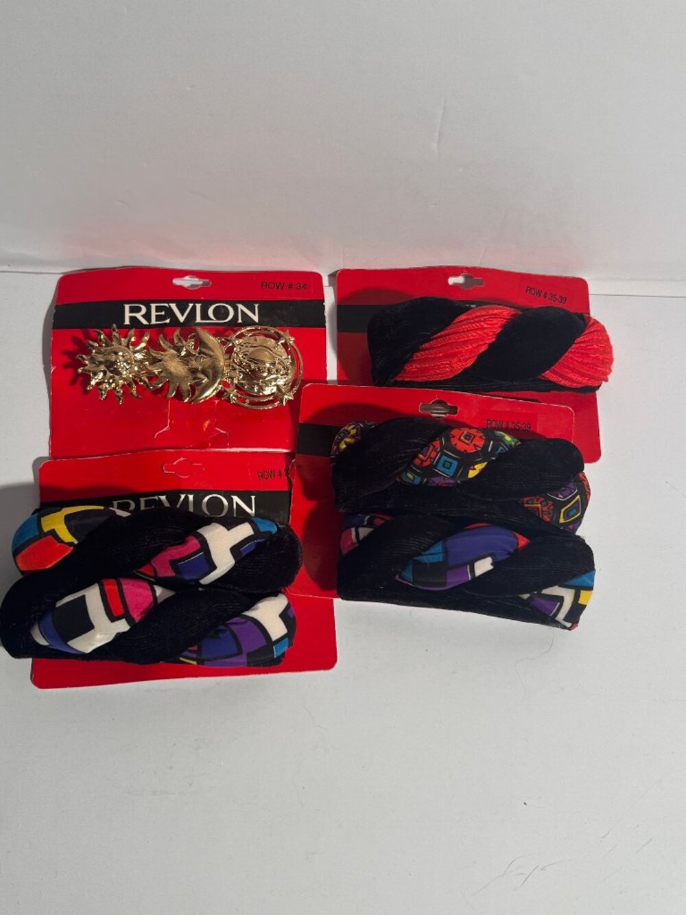 Vintage Revlon Hair Accessories Lot 1980s 1990s Barrettes Clips NOS